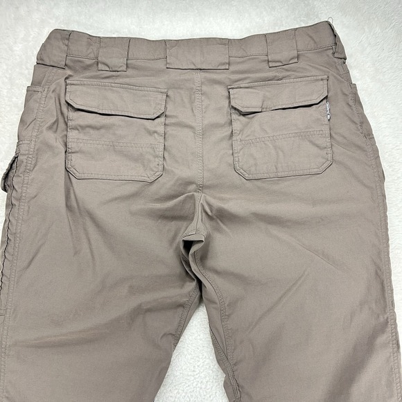 Duluth Trading Cargo Pants Mens 44x30 Beige Flex Dry On The Fly Performance - Picture 10 of 16